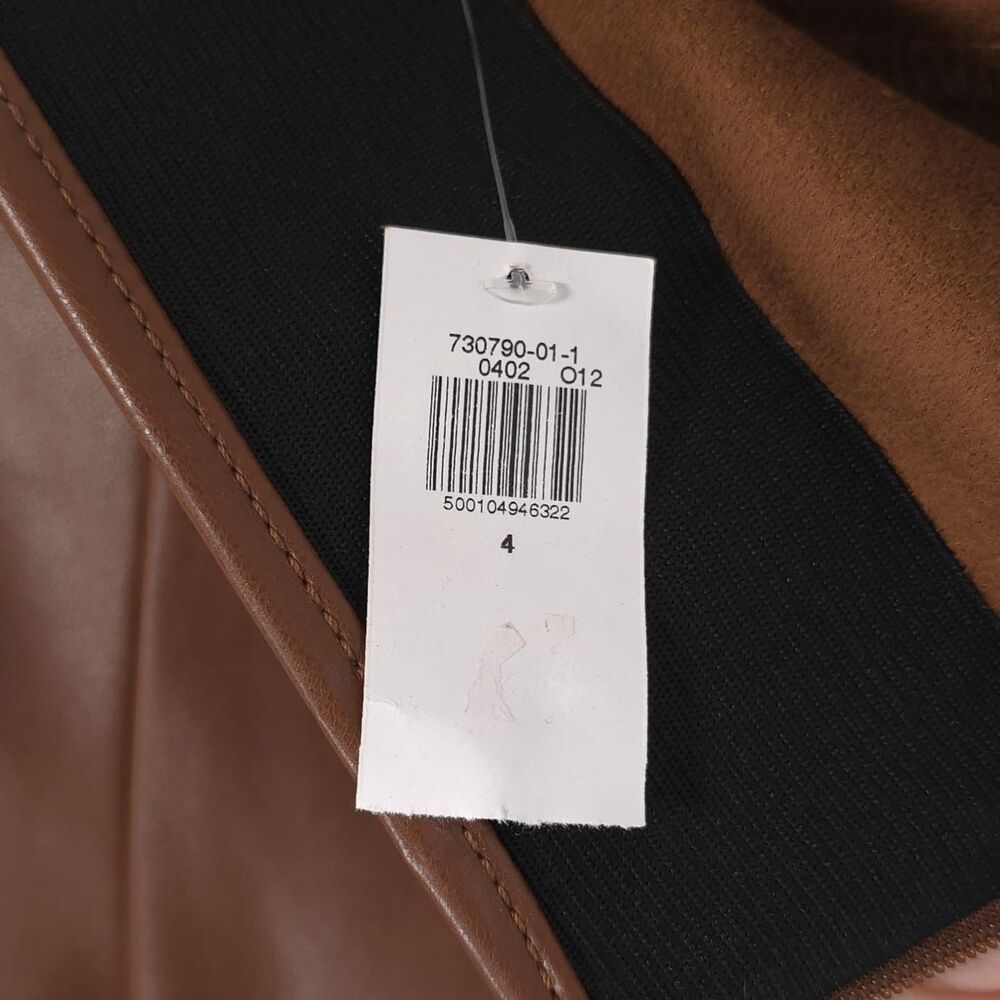 OLD NAVY Womens New Pants 4 Faux Leather Extra High Rise Skinny Brown - Picture 11 of 12